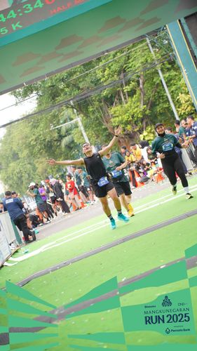 Race photo from Mangkunegaran Run 2025