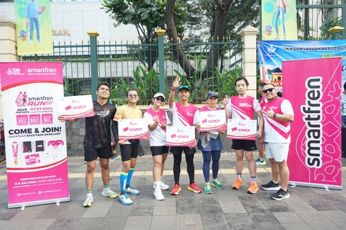 Race photo from Smartfren Run 2024 Vibes