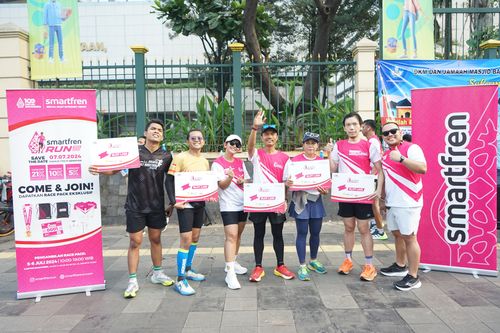 Race photo from Smartfren Run 2024 Vibes