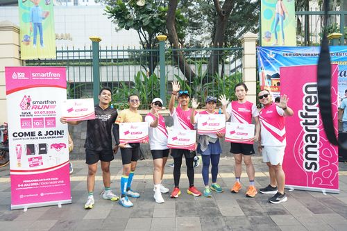 Race photo from Smartfren Run 2024 Vibes