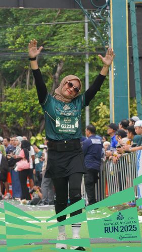 Race photo from Mangkunegaran Run 2025