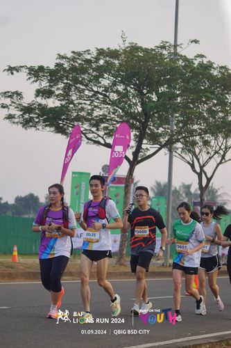 Race photo from BAF LIONS RUN 2024