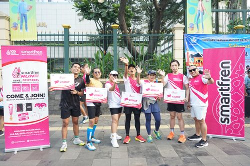 Race photo from Smartfren Run 2024 Vibes