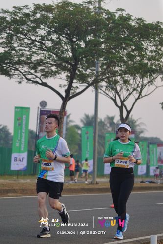 Race photo from BAF LIONS RUN 2024