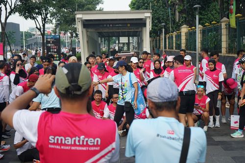 Race photo from Smartfren Run 2024 Vibes