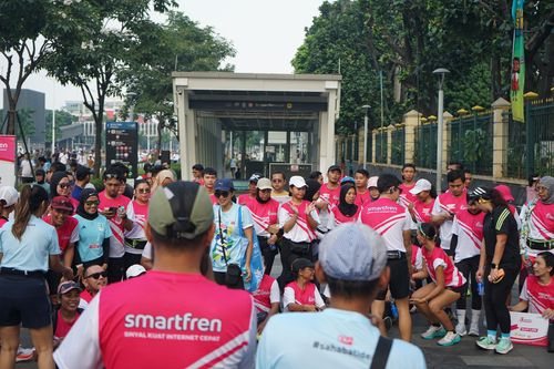 Race photo from Smartfren Run 2024 Vibes