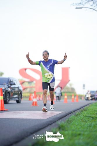 Race photo from Taman Budaya x BOGORUN 2025