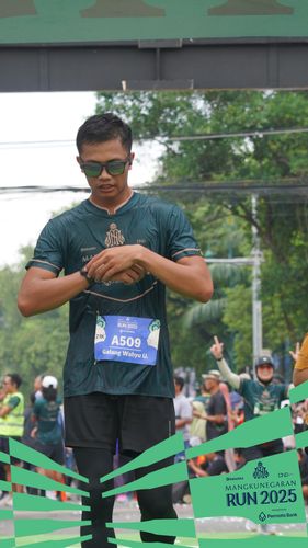 Race photo from Mangkunegaran Run 2025