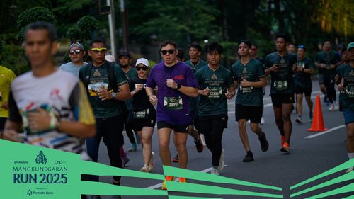 Race photo from Mangkunegaran Run 2025