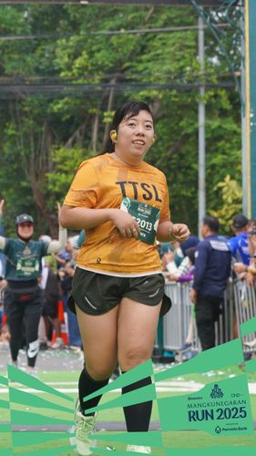 Race photo from Mangkunegaran Run 2025