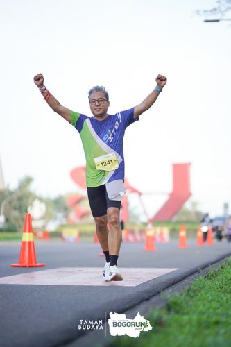 Race photo from Taman Budaya x BOGORUN 2025