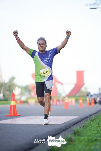 Race photo from Taman Budaya x BOGORUN 2025