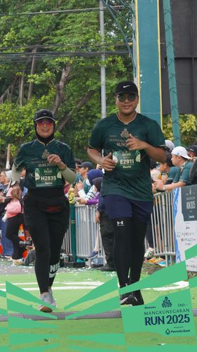 Race photo from Mangkunegaran Run 2025