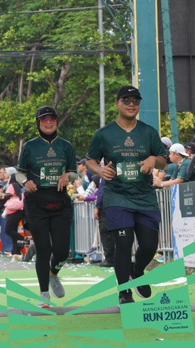 Race photo from Mangkunegaran Run 2025