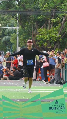 Race photo from Mangkunegaran Run 2025