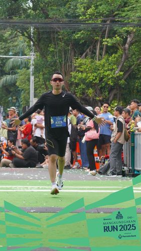 Race photo from Mangkunegaran Run 2025