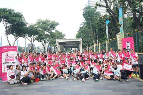 Race photo from Smartfren Run 2024 Vibes