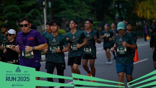 Race photo from Mangkunegaran Run 2025