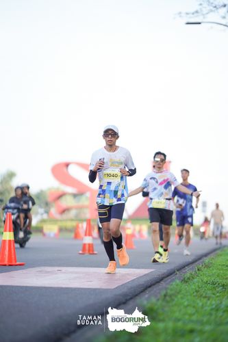 Race photo from Taman Budaya x BOGORUN 2025