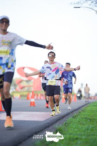 Race photo from Taman Budaya x BOGORUN 2025