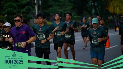 Race photo from Mangkunegaran Run 2025