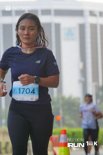 Race photo from Nu Skin Run 10K