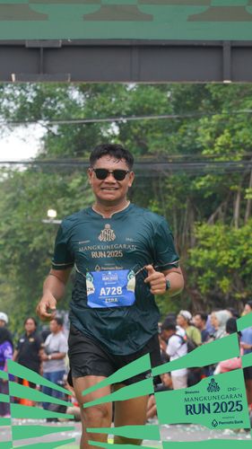 Race photo from Mangkunegaran Run 2025