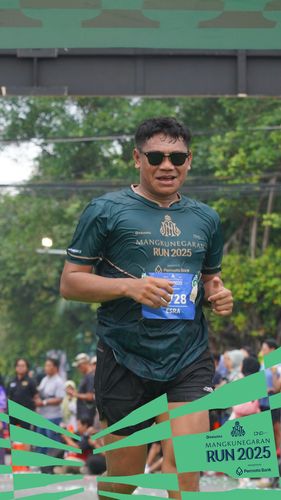 Race photo from Mangkunegaran Run 2025