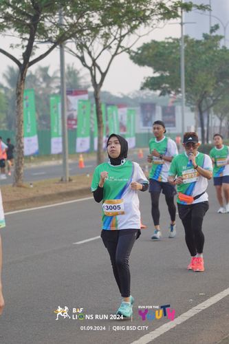 Race photo from BAF LIONS RUN 2024