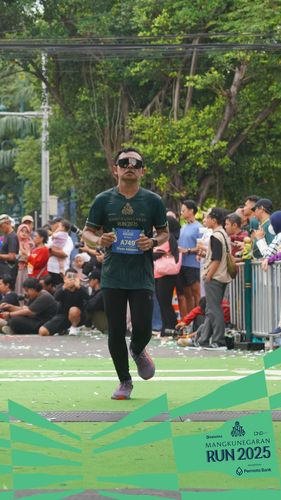 Race photo from Mangkunegaran Run 2025
