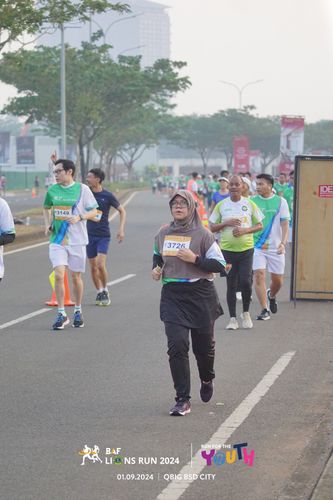 Race photo from BAF LIONS RUN 2024