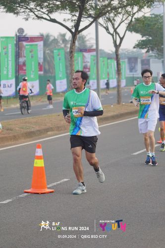Race photo from BAF LIONS RUN 2024