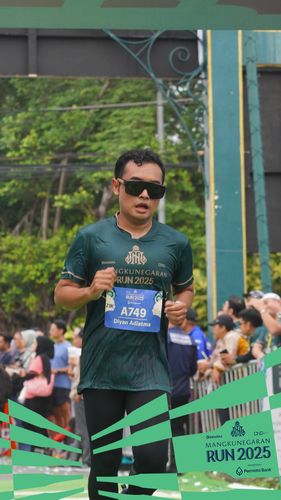 Race photo from Mangkunegaran Run 2025