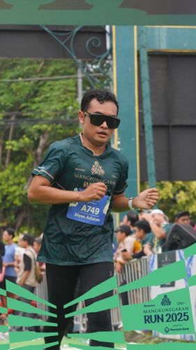 Race photo from Mangkunegaran Run 2025
