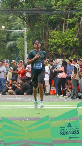 Race photo from Mangkunegaran Run 2025