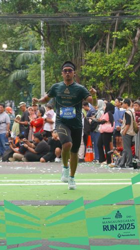 Race photo from Mangkunegaran Run 2025