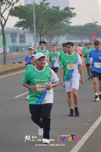 Race photo from BAF LIONS RUN 2024