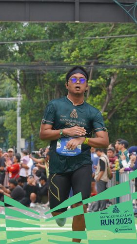 Race photo from Mangkunegaran Run 2025