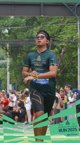 Race photo from Mangkunegaran Run 2025
