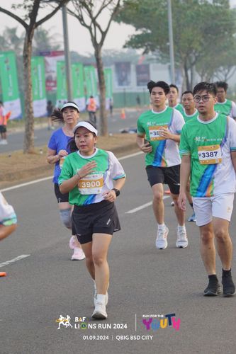 Race photo from BAF LIONS RUN 2024