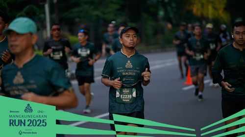 Race photo from Mangkunegaran Run 2025