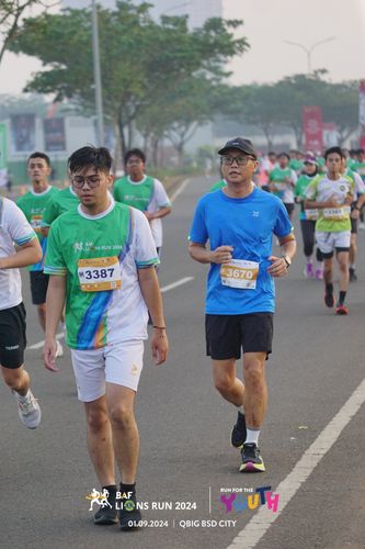 Race photo from BAF LIONS RUN 2024