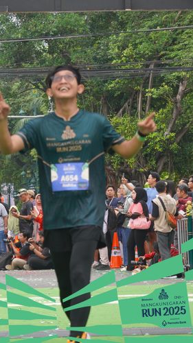 Race photo from Mangkunegaran Run 2025