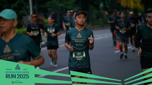 Race photo from Mangkunegaran Run 2025