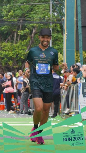 Race photo from Mangkunegaran Run 2025