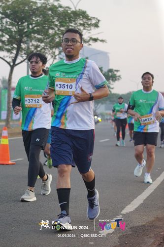 Race photo from BAF LIONS RUN 2024