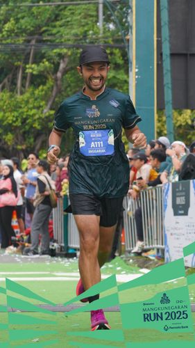 Race photo from Mangkunegaran Run 2025