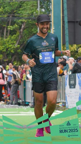 Race photo from Mangkunegaran Run 2025
