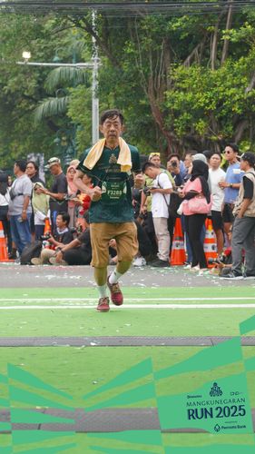 Race photo from Mangkunegaran Run 2025