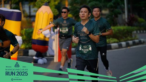 Race photo from Mangkunegaran Run 2025